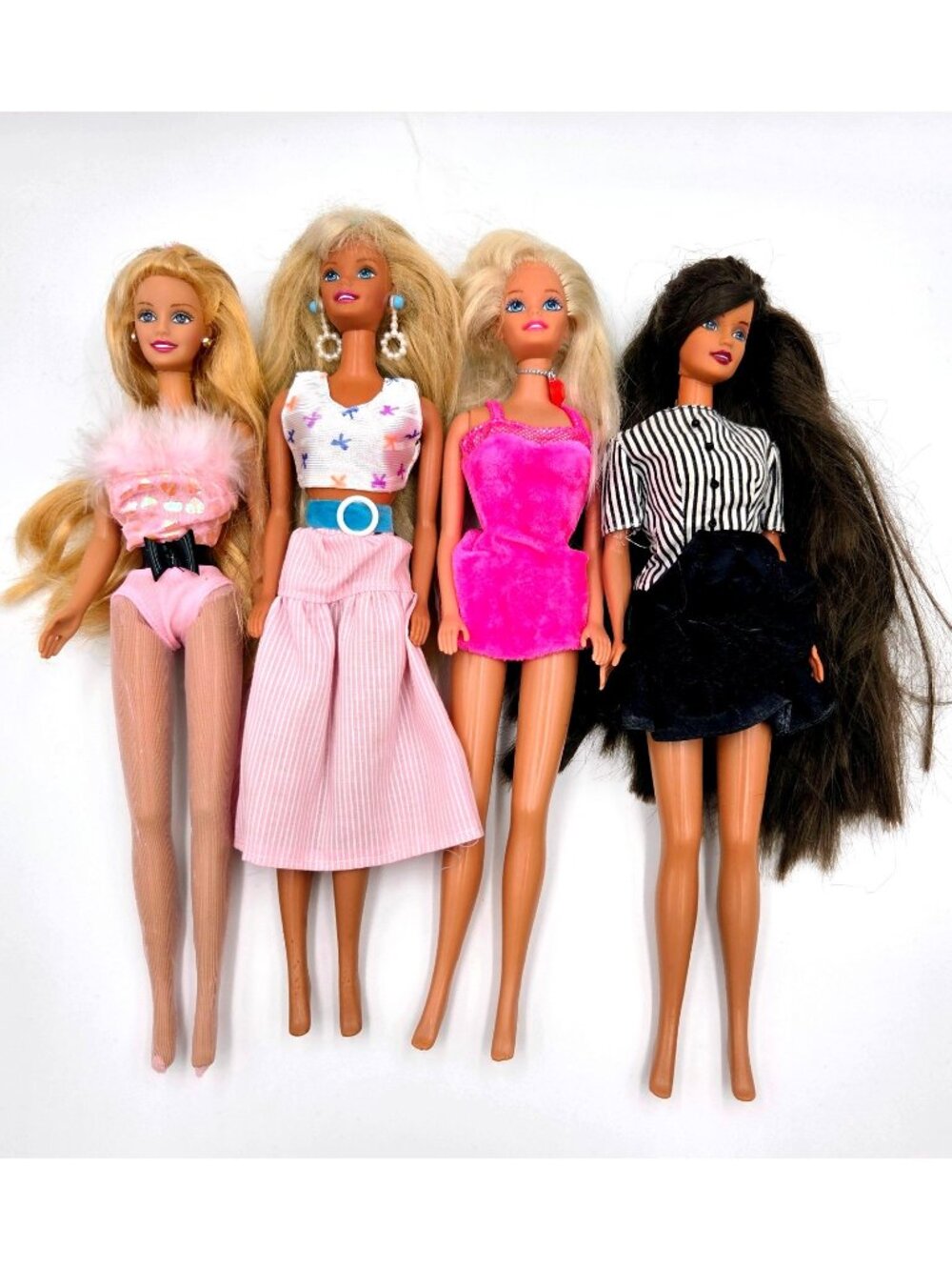 Barbie Doll Lot Glam & Groom Lacey Pearl Beach Sweetheart Mattel 4 Dolls Read